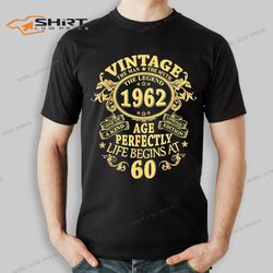 60th birthday gifts vintage 1962 the man myth legend shirt