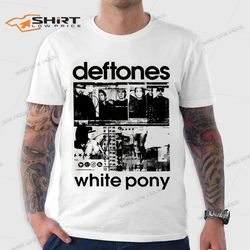 deftones shirt white pony concert unisex clothing