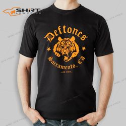 deftones shirt tiger authentic saccamento, ca est 1989