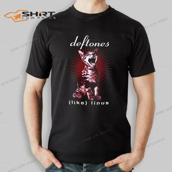 deftones shirt cat like linus