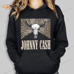 johnny cash hoodie bullhead country music
