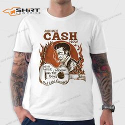 johnny cash shirt with willie band the boys