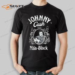 johnny cash shirt man in black since 1932