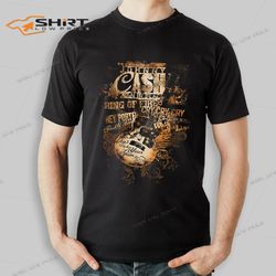 johnny cash shirt guitar with song
