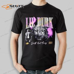 lil durk t-shirt leopard death aint easy
