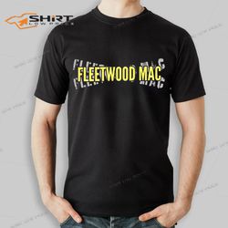 fleetwood mac text design t-shirt