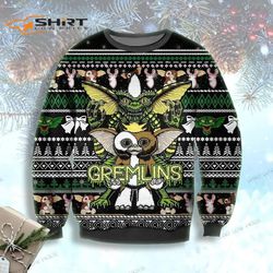 gizmo stripe gremlins ugly christmas sweater
