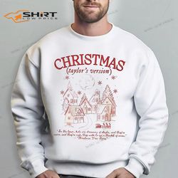 taylor swift sweatshirt christmas taylors version the eras tour