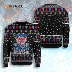 cthulhu no lives matter printed ugly christmas sweater
