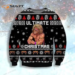 the ultimate warrior knitting pattern ugly christmas sweater