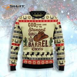 rodeo girl ugly christmas sweater