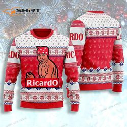 ricardo milos meme funny ugly christmas sweater