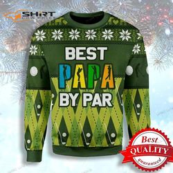 papa by par ugly christmas sweater
