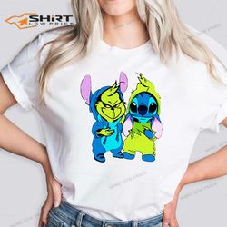 grinch stitch shirt