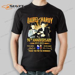 laurel and hardy 96th anniversary 1927-2023 t-shirt