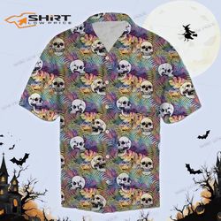 amazing skulls 3d hawaiian shirt