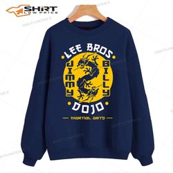 lee bros martial arts double dragon sweatshirt