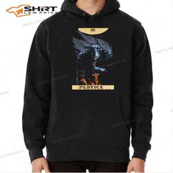 justice tarot card dark souls hoodie