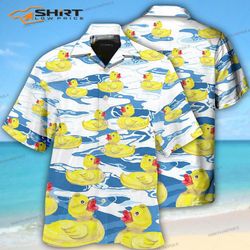 duck lovely duck hawaiian shirt
