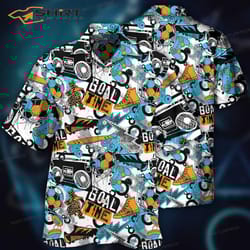 game goal time passion hawaiian shirt