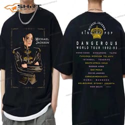 vtg michael jackson dangerous world tour 92 &8211 93 t-shirt