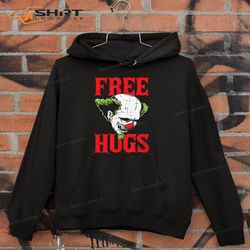 free hugs clown lazy halloween costume scary creepy horror hoodie