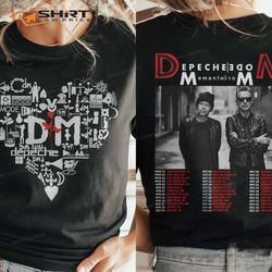 depeche mode memento mori tour 2023 t-shirt