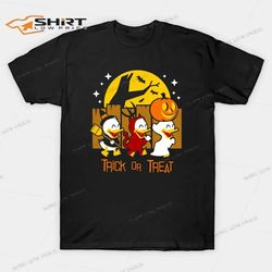 halloween donald duck trick or treat t-shirt