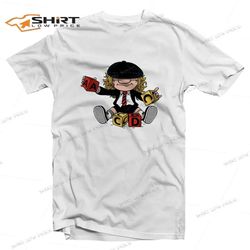 angus young playing puzzle t-shirt for unisex