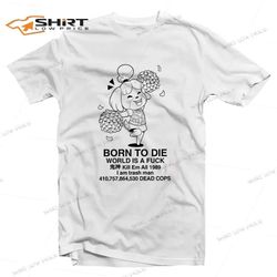 animal crossing isabelle born to die t-shirt for unisex