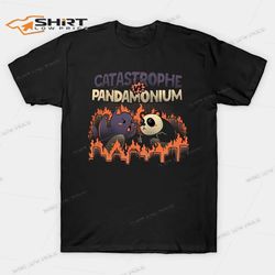 catastrophe vs pandamonium t-shirt