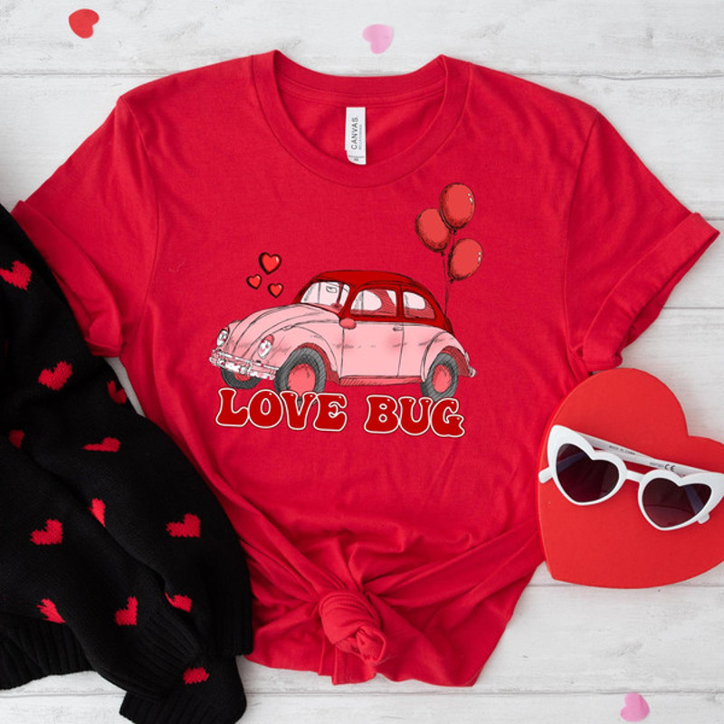 Full Of Love Hearts Valentine's Day T-Shirt, Valentines Shirt, Valentines Gift, Love Hearts Shirt