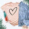 Heart Shirt, Valentines Day Shirt, Double Heart Shirt, Cute Valentines Day Shirt, Cute Heart T-shirt, Valentines Outfit