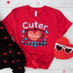 cuter than cupid valentines day t-shirt, valentine cupid sweatshirt, valentines design hoodie, valentines day gift