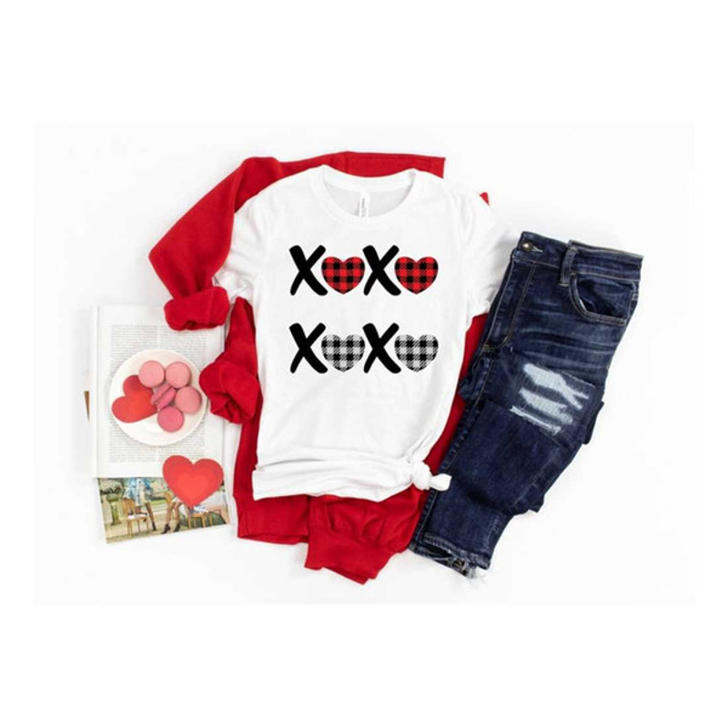 XOXO Shirt, Valentines Shirt, Valentines Day Shirt for Women, XOXO T-Shirt, Valentines Shirt Women, Hugs and Kiss, XOXO