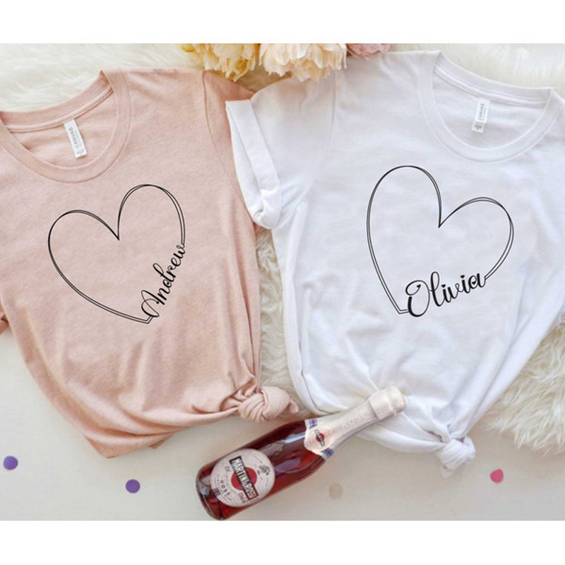 Custom Valentines Shirt, Personalized Couple Shirt, Valentines Shirt, Valentines T Shirt, Love t Shirt