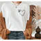 Custom Heart Shirt, Your Name Heart Line Shirt, Cute Heart Shirt, Double Heart Shirt, Love Heart T-Shirt