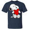 Peanuts Valentine Snoopy Hugging Heart T-Shirt