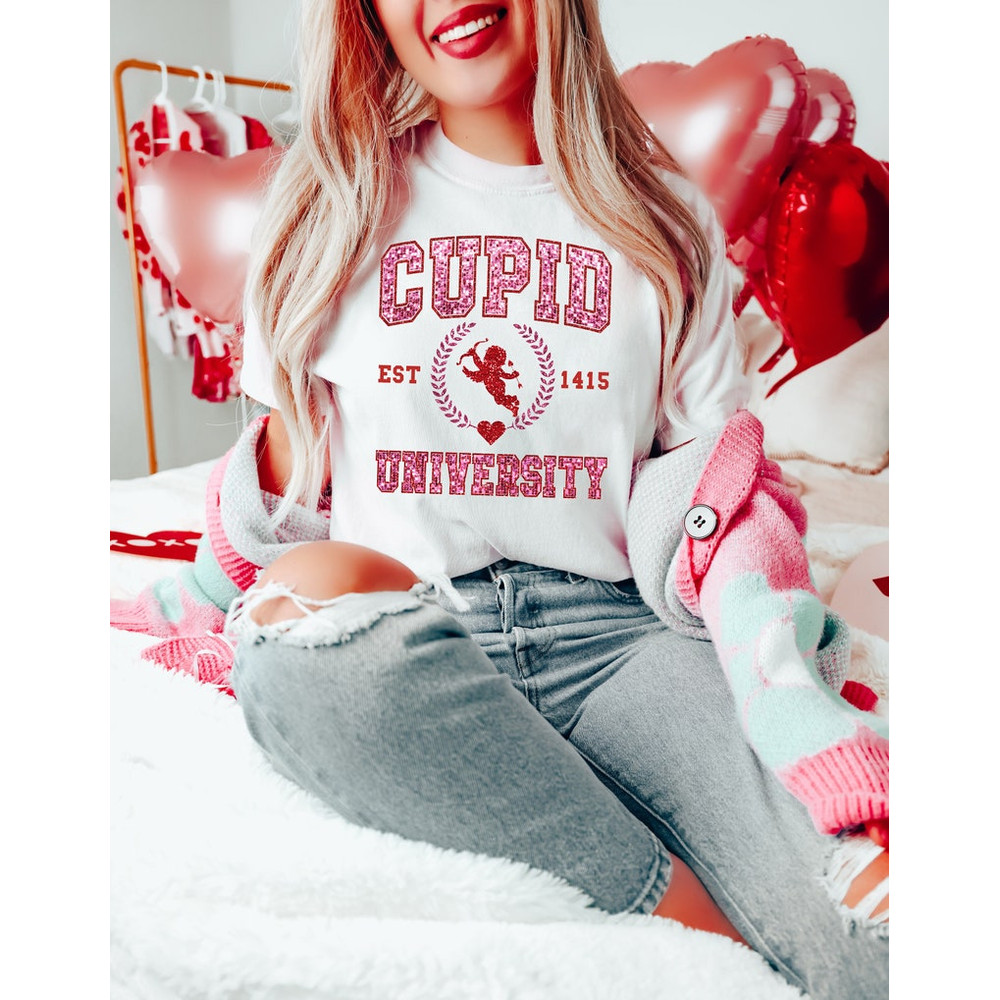 Cupid University Shirt, Cupid T Shirt, Love Valentine Day, Happy Valentine T Shirt, Love Shirt