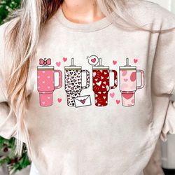 retro obsessive cup disorder valentine's day, valentines candy heart tumbler inspired, retro valentines