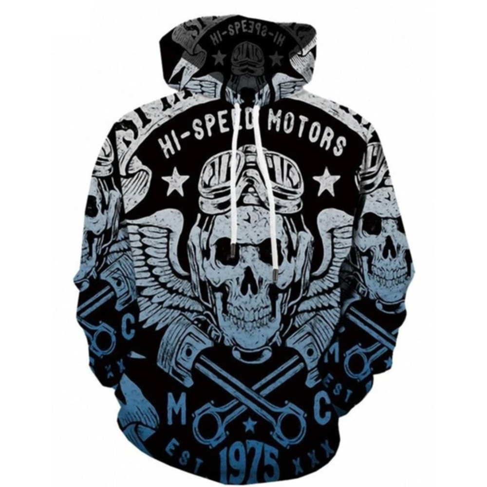 Raiders Skull Hoodie 3D, Personalized All Over Print Hoodie 3D