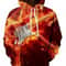 Guitar From Hell Hoodie 3D, Personalized All Over Print Hoodie 3D