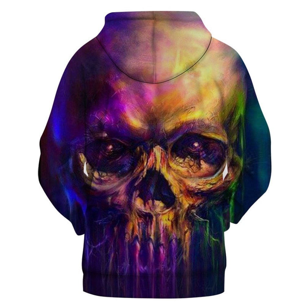 Big 3D Skull Hoodie 3D, Personalized All Over Print Hoodie 3D