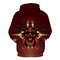Famous Demon Skull Hoodie 3D, Personalized All Over Print Hoodie 3D