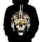 All Season Skull Biker Skull Hoodie 3D, Personalized All Over Print Hoodie 3D