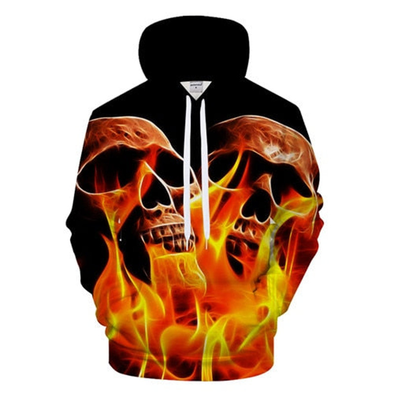 Skull And Bones Hoodie 3D, Personalized All Over Print Hoodie 3D V1