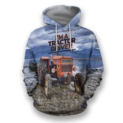 amazing tractor hoodie 3d, personalized all over print hoodie 3d
