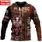 Aztec Pride Mexico Leather Pattern 3D Hoodie 3D, Personalized All Over Print Hoodie 3D