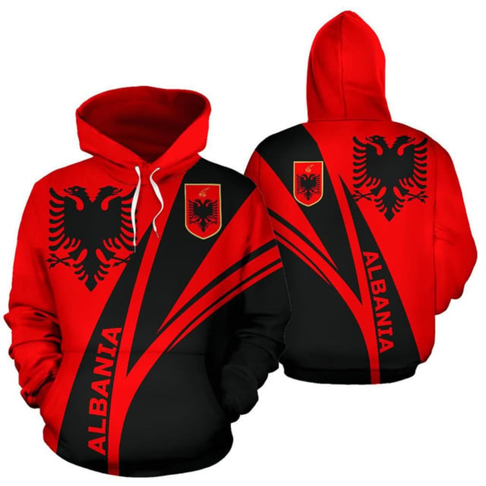 Albania Sky Hoodie 3D, Personalized All Over Print Hoodie 3D