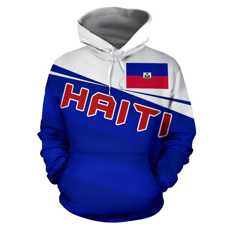 Haiti Coat Of Arms Vivian Style Hoodie 3D, Personalized All Over Print Hoodie 3D